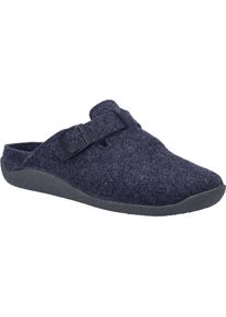Hausschuh Josef Seibel "Vince 05, dunkelblau", Herren, Gr. 41, blau (dunkelblau), Obermaterial: 100% Textilmaterial TEXMAT., Schuhe Hausschuh