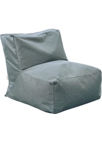 Sitzsack DEHLER "Luise Kids Indoor", grau (steel), Sitzs&auml;cke, Kinder, B/H/T: 60cm x 60cm x 65cm, Polyester, Sitzsack, Made in Germany, B:60cm H:60cm T:65cm