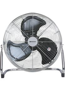 Sonnenk&ouml;nig Bodenventilator SONNENK&Ouml;NIG "Windmaschine 18, 52cm Durchmesser, Metall Geh&auml;use, 3 Stufen", silber (silberfarben), B:55cm H:56cm T:18cm, Ventilatoren, Bodenventilator, 9386m&sup3;/h, 100Watt, Chrom, Robust, Einfache Montage