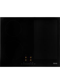 Miele Flex-Induktions-Kochfeld "KM 7404 FX", schwarz, B:59,2cm H:5,1cm T:49,2cm, Kochfelder, Mit 4 Kochzonen inkl. 1 leistungsstarken PowerFlex-Kochbereich, Flex-Induktions-Kochfeld