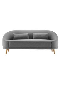 Sofa Jannike Dunkelgrau Velours