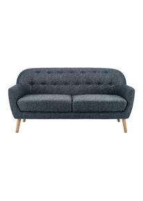 Sofa Lory Dunkelgrau Webstoff