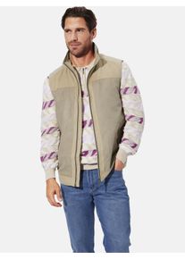 Lederimitatweste Babista "Weste PARDOR", Herren, Gr. 52, beige, Obermaterial: 100% Polyester COOLMAX PES(Coolmax)., Westen Lederimitatweste