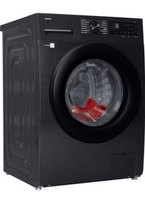 Samsung Waschmaschine "WW1EFG5U34A", Energieeffizienz: A, schwarz, B:60cm H:85cm T:55cm, Waschmaschinen, AI Ecobubbleᵀᴹ - Effizient und schonend waschen, Waschmaschine