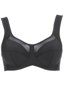 Entlastungs-BH Anita "Komfort BH Clara", Damen, Gr. 95, Cup H, schwarz, Obermaterial: 85% Polyamid PA. 15% Elasthan EL., BHs Entlastungs-BH