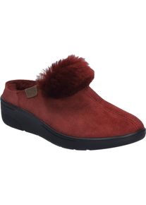 Hausschuh Josef Seibel "Tara 05, carmin", Damen, Gr. 42, rot (carmin), Obermaterial: 100% Lammfell LF., Schuhe Hausschuh