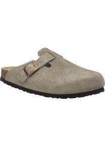 Clog Josef Seibel "Hermine 04, taupe", Damen, Gr. 43, grau (taupe), Obermaterial: 100% Rindsleder Leather cow., Schuhe Clog