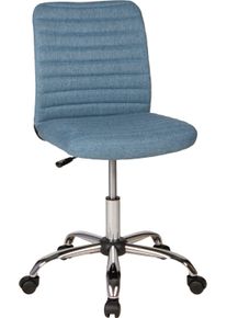 B&uuml;rostuhl Duo Collection "Milo", blau, B:54cm H:84cm T:54cm, Metall, Nylon, St&uuml;hle, B&uuml;rostuhl