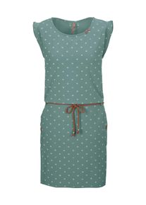 G.I.G.A. by Killtec Sommerkleid "GS 42 WMN DRSS", Damen, Gr. 34, Normalgr&ouml;&szlig;en, gr&uuml;n, Oberstoff: 95% Baumwolle, 5% Elasthan, G.I.G.A. DX BY KILLTEC, Kleider Sommerkleid, Sommerkleid, bequemes Material, All Over-Print, geflochtener G&uuml;rtel