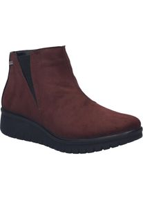 Stiefelette Josef Seibel "Calais 54, bordeaux", Damen, Gr. 35, rot (bordeaux), Obermaterial: 100% Textilmaterial TEXMAT., Schuhe Stiefelette