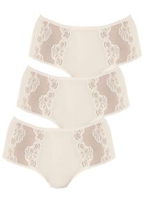 Taillenslip Nina von C. "3er Pack Damen Taillenslip Slipboutique", Damen, Gr. 48, beige (champagner), Obermaterial: 93% Baumwolle CO. 7% Elasthan EL., Unterhosen Taillenslip