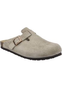 Clog Josef Seibel "Josef 04, taupe", Herren, Gr. 46, grau (taupe), Obermaterial: 100% Rindsleder Leather cow., Schuhe Clog