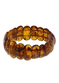 Armband OSTSEE-SCHMUCK "- Tabia - Bernstein -" Gr. 19, braun (braun, bernsteinfarben), Armb&auml;nder, Damen, Bernstein, Armband