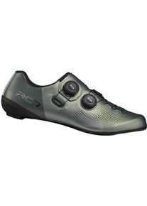 Fahrradschuh Shimano "Rennrad - Fahrradschuhe SH-RC703, Sage Green", Herren, Gr. 47, gr&uuml;n, Obermaterial: 100% Kunstleder synt.leather., Schuhe Fahrradschuh