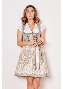 Kr&uuml;ger Dirndl KR&Uuml;GER "Dirndl Betti (50cm)", Damen, Gr. 36, N-Gr, beige, Obermaterial: 100% Polyester PES., Kleider Dirndl