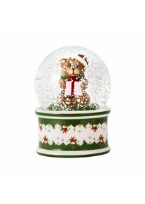 Villeroy & Boch Weihnachtsfigur VILLEROY & BOCH "Schneekugel B&auml;r Christmas Toys bunt", bunt, Dekofiguren, Weihnachtsfigur