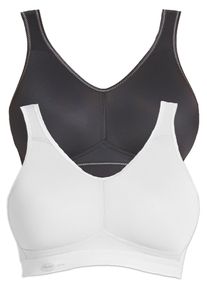 Sport-BH Anita "Sport BH light & firm", Damen, Gr. 90, Cup E, bunt (schwarz wei&szlig;), Stoff, Obermaterial: 80% Polyamid PA. 20% Elasthan EL., BHs Sport-BH
