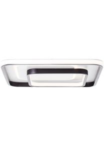 Brilliant LED Deckenleuchte "Cava", wei&szlig;, 1, H: 6,5cm, 1 Stk., Leuchten, 40 x 40 cm, 5400 lm, warmwei&szlig;es Licht, Metall/Kunststoff, wei&szlig;/schwarz, LED Deckenleuchte