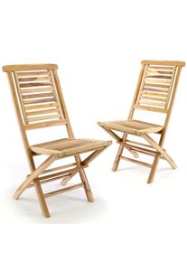 Gartenstuhl Vcm "Gartenstuhl klappbarer Klappstuhl Holz Teak", braun, Obermaterial: 100% Holz Wood., St&uuml;hle, Gartenstuhl