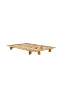 Bettgestell Karup Design "JAPAN BED Futonbett aus FSCzertifiziertem Massivholz, zeitlos, bequem", oiled oak, B:148cm H:20cm L:228cm, Betten, Bettgestell, Eiche, inkl. Lattenrost, ohne Matratze, Made in Europa