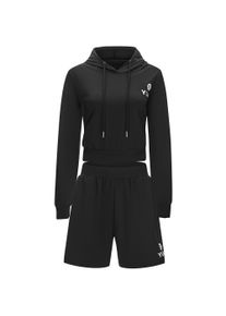 Sportanzug YEAZ "Set MOOD", Damen, Gr. L, schwarz, Obermaterial: 78% Polyester PES. 22% Elasthan EL., Sportanz&uuml;ge Sportanzug