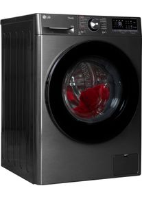 LG Waschmaschine "F4WR700Y", Energieeffizienz: A, schwarz, B:60cm H:85cm T:62cm, Waschmaschinen, AI Wash, ThinQ App inkl. Programm-Download, Waschmaschine