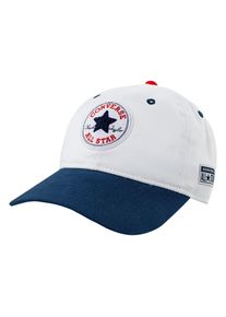 Baseball Cap Converse "CAN RETRO REMIX CURVE BRIM", Jungen, wei&szlig;, Kunstfaser, Caps Baseball Cap, f&uuml;r Kinder, sportlicher Stil, aus Kunstfaser