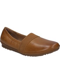Ballerina Josef Seibel "Josie 02, camel", Damen, Gr. 37, braun (camel), Obermaterial: 100% Rindsleder Leather cow., Schuhe Ballerina