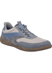 Sneaker Josef Seibel "Wallace 06, jeans-multi", Herren, Gr. 42, blau (jeans, multi), Obermaterial: 100% Rindsleder Leather cow., Schuhe Sneaker