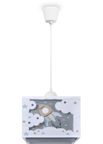 Paco Home Pendelleuchte "GRETA", wei&szlig;, 1, H: 24,5cm, Leuchten, Pendelleuchte