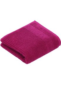 Handtuch Vossen "Tomorrow", pink (cranberry), B:50cm L:100cm, Webfrottier, Baumwolle, Handt&uuml;cher, Handtuch