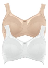 Entlastungs-BH Anita "Komfort BH Clara", Damen, Gr. 100, Cup H, bunt (wei&szlig; beige), Obermaterial: 85% Polyamid PA. 15% Elasthan EL., BHs Entlastungs-BH