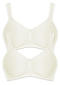 T-Shirt-BH SuSa "2er Pack Spacer BH ohne B&uuml;gel Catania", Damen, Gr. 75, Cup C, beige (champagner champagner), Stoff, Obermaterial: 43% Polyamid PA. 39% Polyester PES. 18% Elasthan EL., BHs T-Shirt-BH