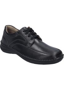 Schn&uuml;rschuh Josef Seibel "New Anvers 62, schwarz", Herren, Gr. 44, schwarz, Obermaterial: 100% Rindsleder Leather cow., Schuhe Schn&uuml;rschuh