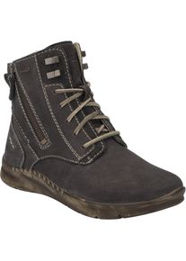 Stiefelette Josef Seibel "Conny 55, titan", Damen, Gr. 36, grau (titan), Obermaterial: 100% Rindsleder Leather cow., Schuhe Stiefelette