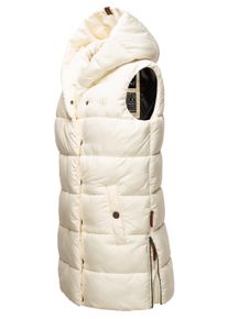 Steppweste Navahoo "Steppweste Madilynaa", Damen, Gr. L, wei&szlig; (sanftes wei&szlig;), Obermaterial: 100% Polyester PES. Futter: 100% Polyester PES. 100% Polyester PES., Westen Steppweste