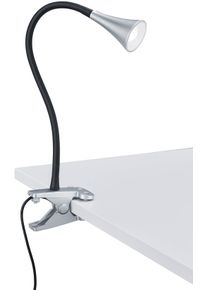REALITY LEUCHTEN LED Klemmleuchte "VIPER", silber (silberfarben), 1, H: 35cm, Leuchten, 5 Jahre Garantie, LED Klemmleuchte