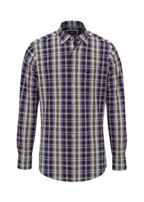 Karohemd Fynch-Hatton, Herren, Gr. S, N-Gr, blau (navy), Obermaterial: 100% Baumwolle, kariert, regular fit, mit Kn&ouml;pfen, Hemden Karohemd, mit Logo-Detail auf der Brusttasche