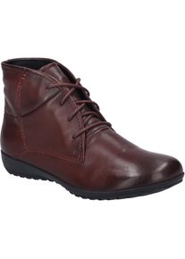 Stiefelette Josef Seibel "Naly 09, bordo", Damen, Gr. 43, rot (bordo), Obermaterial: 100% Rindsleder Leather cow., Schuhe Stiefelette