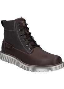 Stiefelette Josef Seibel "Cooper 05, mocca-kombi", Herren, Gr. 44, braun (mocca, kombi), Obermaterial: 80% Rindsleder Leather cow. 20% Textilmaterial TEXMAT., Schuhe Stiefelette