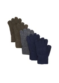 Strickhandschuhe CELAVI "Strickhandschuhe CEMagic", Jungen, Gr. 7\12, schwarz, Obermaterial: 70% Wolle WO. 20% Nylon NY. 10% Elasthan EL., Handschuhe Strickhandschuhe