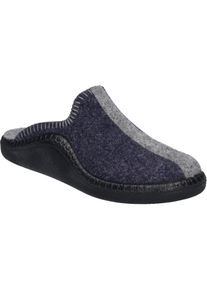 Hausschuh Josef Seibel "Monaco Damen 62, dunkelblau-kombi", Damen, Gr. 38, blau (dunkelblau, kombi), Obermaterial: 100% Textilmaterial TEXMAT., Schuhe Hausschuh