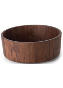 Schale CONTINENTA "Walnuss", braun (holzfarben), H:12cm &Oslash;:31cm, Holzwerkstoff, Sch&uuml;sseln, Schale, Walnussholz