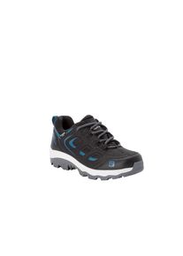 Wanderschuh Jack Wolfskin "VOJO TEXAPORE LOW K", Jungen, Gr. 33, blau (anthrazit, blau), Synthetik, Textil, Schuhe Wanderschuh, wasserdicht, Trekkingschuh