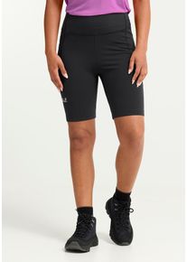 Funktionsshorts Jack Wolfskin "WILDSTRIDE SHORT TIGHTS W", Damen, Gr. XXL (48), Normalgr&ouml;&szlig;en, schwarz, Obermaterial: 73% POLYAMID, 27% ELASTHAN, Hosen Funktionsshorts