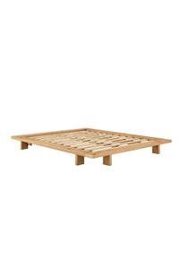 Bettgestell Karup Design "JAPAN BED Futonbett aus FSCzertifiziertem Massivholz, zeitlos, bequem", oiled oak, B:188cm H:20cm L:228cm, Betten, Bettgestell, Eiche, inkl. Lattenrost, ohne Matratze, Made in Europa