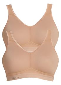 Sport-BH Anita "Sport BH light & firm", Damen, Gr. 80, Cup C, beige (beige beige), Stoff, Obermaterial: 80% Polyamid PA. 20% Elasthan EL., BHs Sport-BH