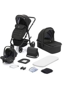 Kombi-Kinderwagen fillikid "Jaguar", Baby, grau (dunkelgrau melange), Polyester, Stahl, Kinderwagen Kombi-Kinderwagen