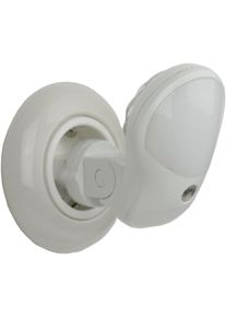 Niermann LED Nachtlicht "LED-Projektor", wei&szlig;, 1, H: 8cm, 2 Stk., Leuchten, Kinderzimmer, Kinderlampe, LED Nachtlicht