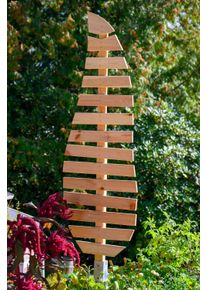 Rankhilfe Dobar "Gro&szlig;es Design-Rankger&uuml;st "Magnolia", braun (natur), B:49cm H:175cm T:6cm, Massivholz, Metall, Rankhilfen, Rankhilfe, 49 x 6 x 175 cm (L x B x H)